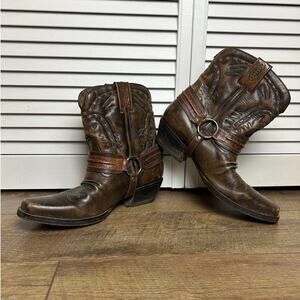 faber western boots harness ankle boot size 41